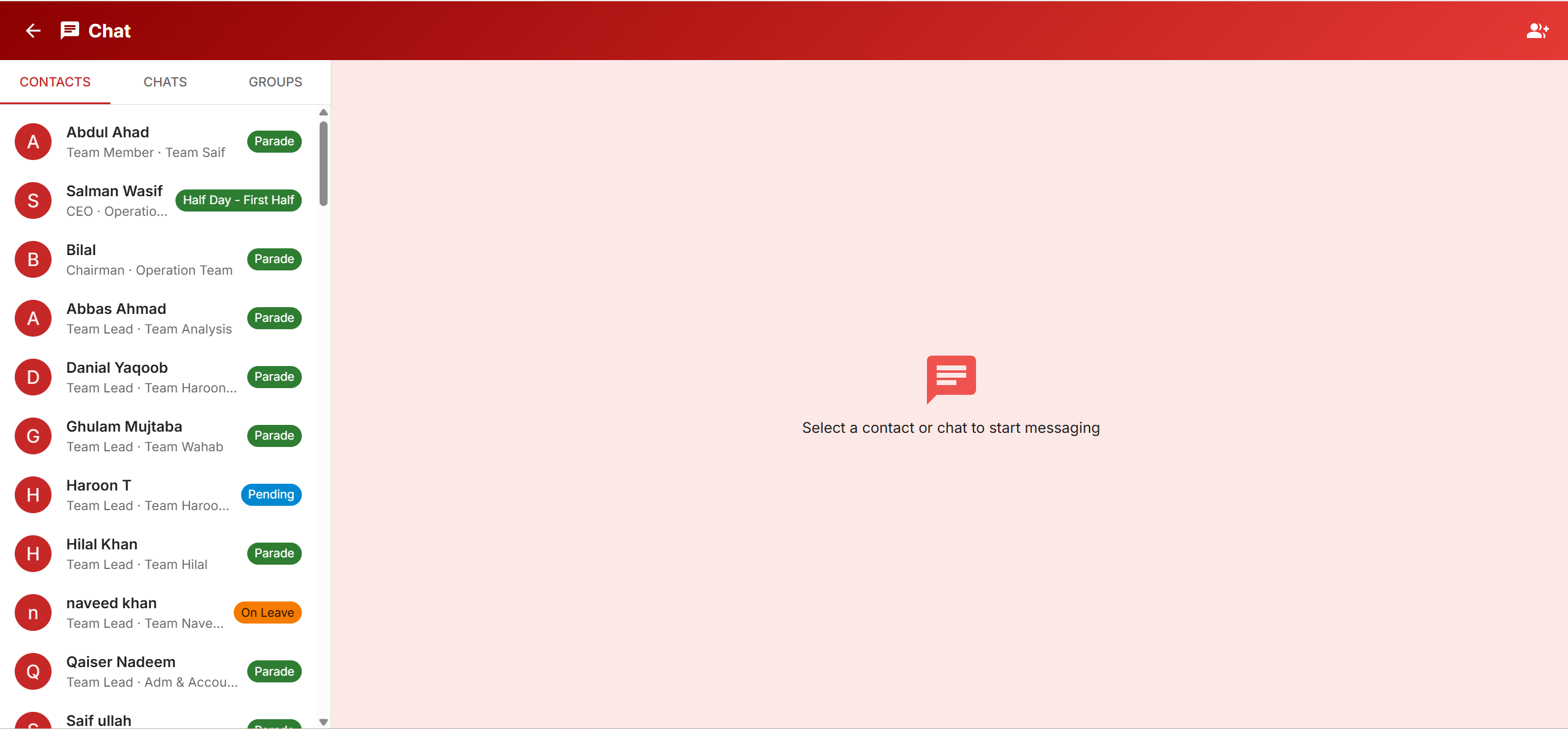 Leave Management Application