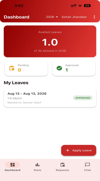 Leave Management Application